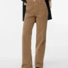 Vmtessa corduroy Jeans met hoge taille en wijde pasvorm