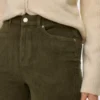 Vmtessa corduroy Jeans met hoge taille en wijde pasvorm