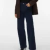 Vmtessa corduroy Jeans met hoge taille en wijde pasvorm