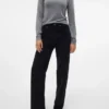 Vmtessa corduroy Jeans met hoge taille en wijde pasvorm