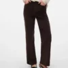 Vmtessa corduroy Jeans met hoge taille en wijde pasvorm