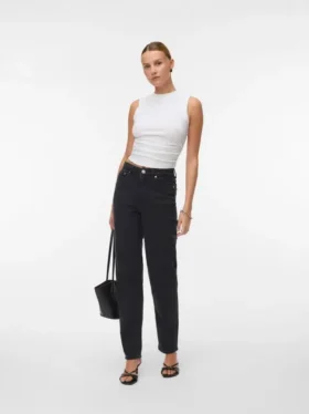 Vmtessa High Rise Mom Fit-Jeans