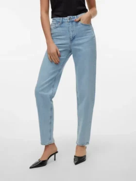 Vmtessa High Rise Mom Fit-Jeans
