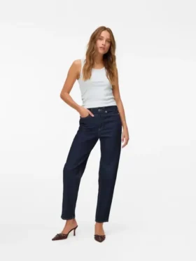 Vmtessa High Rise Mom Fit-Jeans