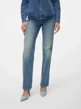 Vmtessa High Rise Straight Fit-Jeans