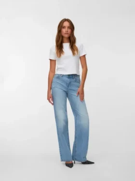 Vmtessa High Rise Straight Fit-Jeans
