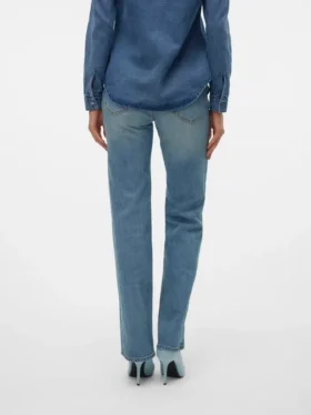 Vmtessa High Rise Straight Fit-Jeans