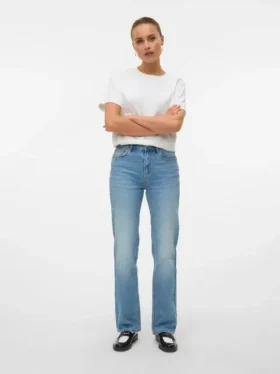 Vmtessa High Rise Straight Fit-Jeans