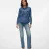 Vmtessa High Rise Straight Fit-Jeans
