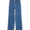 Vmtessa High Rise Wide Fit – Cropped Jeans