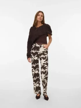 Vmtessa-Jeans met hoge taille en wijde pijpen