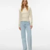 Vmtessa-Jeans met hoge taille en wijde pijpen