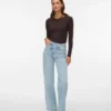 Vmtessa-Jeans met hoge taille en wijde pijpen
