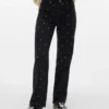 Vmtessa-Jeans met hoge taille en wijde pijpen