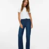 Vmtessa-Jeans met hoge taille en wijde pijpen