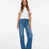 Vmtessa-Jeans met hoge taille en wijde pijpen