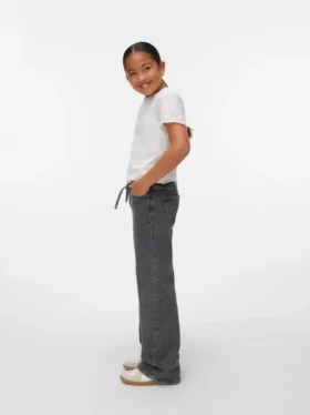 Vmtessa-Jeans met hoge taille en wijde pijpen