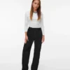 Vmtessa-Jeans met hoge taille en wijde pijpen