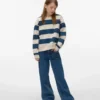 Vmtessa-Jeans met hoge taille en wijde pijpen