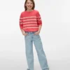 Vmtessa-Jeans met hoge taille en wijde pijpen