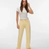 Vmtessa-jeans met hoge taille en wijde pijpen