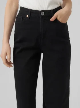 Vmtessa-jeans met hoge taille en wijde pijpen