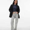 Vmtessa-Jeans met hoge taille en wijde pijpen