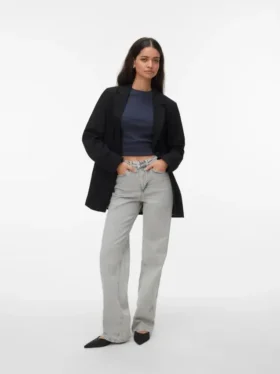 Vmtessa-Jeans met hoge taille en wijde pijpen