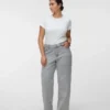 Vmtessa-Jeans met hoge taille en wijde pijpen
