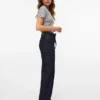 Vmtessa-Jeans met hoge taille en wijde pijpen