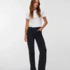 Vmtessa-Jeans met hoge taille en wijde pijpen
