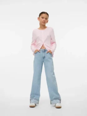 Vmtessa-Jeans met hoge taille en wijde pijpen
