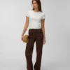 Vmtessa-Jeans met hoge taille en wijde pijpen