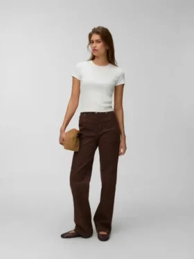 Vmtessa-Jeans met hoge taille en wijde pijpen