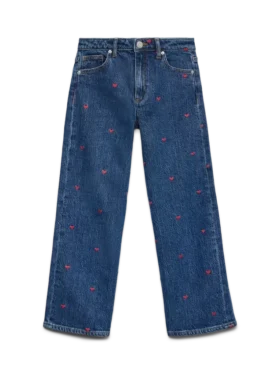 Vmtessa-Jeans met hoge taille en wijde pijpen