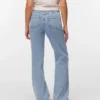 Vmtessa-Jeans met hoge taille en wijde pijpen