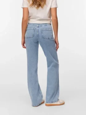 Vmtessa-Jeans met hoge taille en wijde pijpen