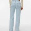 Vmtessa-Jeans met hoge taille en wijde pijpen