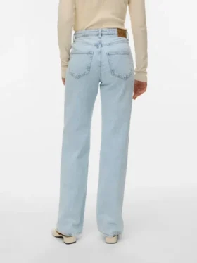 Vmtessa-Jeans met hoge taille en wijde pijpen