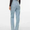 Vmtessa-Jeans met hoge taille en wijde pijpen