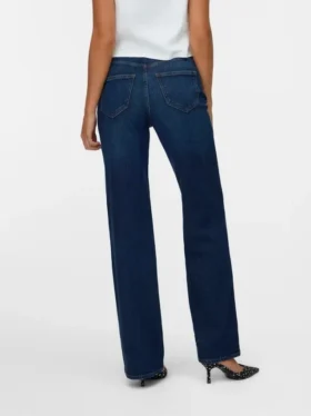 Vmtessa-Jeans met hoge taille en wijde pijpen