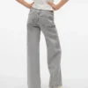 Vmtessa-Jeans met hoge taille en wijde pijpen