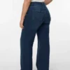 Vmtessa-Jeans met hoge taille en wijde pijpen