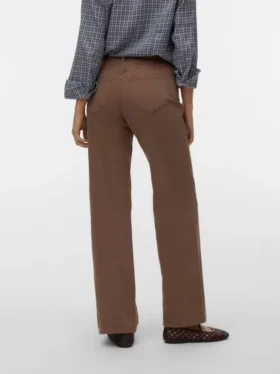 Vmtessa-jeans met hoge taille en wijde pijpen