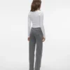 Vmtessa-jeans met hoge taille en wijde pijpen