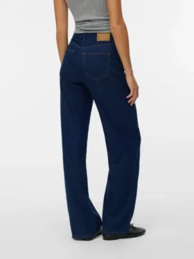 Vmtessa-Jeans met hoge taille en wijde pijpen