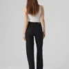 Vmtessa-jeans met hoge taille en wijde pijpen