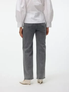 Vmtessa-Jeans met hoge taille en wijde pijpen