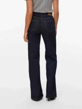 Vmtessa-Jeans met hoge taille en wijde pijpen