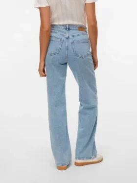 Vmtessa-Jeans met hoge taille en wijde pijpen